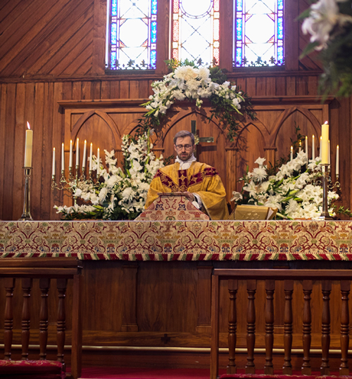 Father Matthew presiding